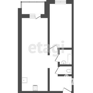 2-к квартира, вторичка, 51м2, 1/19 этаж