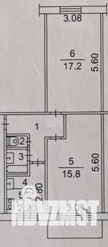 2-к квартира, вторичка, 47м2, 2/5 этаж