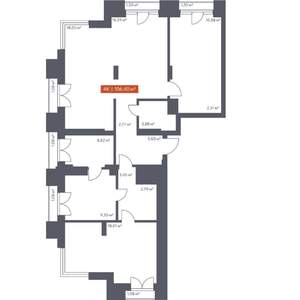 4-к квартира, вторичка, 106м2, 29/30 этаж