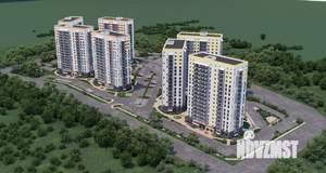 2-к квартира, строящийся дом, 45м2, 8/16 этаж