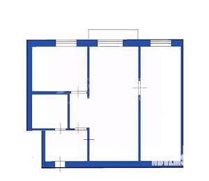 2-к квартира, вторичка, 41м2, 4/5 этаж