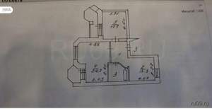 2-к квартира, вторичка, 69м2, 4/5 этаж