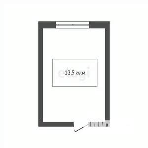 Студия квартира, вторичка, 16м2, 4/5 этаж