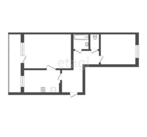 2-к квартира, вторичка, 60м2, 9/17 этаж