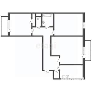 3-к квартира, вторичка, 64м2, 4/9 этаж