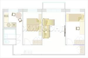 3-к квартира, вторичка, 57м2, 2/5 этаж