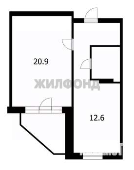 1-к квартира, вторичка, 44м2, 2/5 этаж