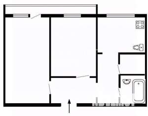 2-к квартира, вторичка, 53м2, 7/9 этаж