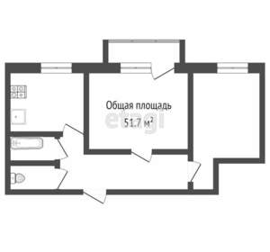 2-к квартира, вторичка, 48м2, 3/9 этаж