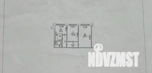 2-к квартира, вторичка, 56м2, 1/9 этаж