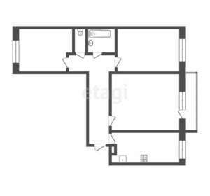3-к квартира, вторичка, 64м2, 8/10 этаж