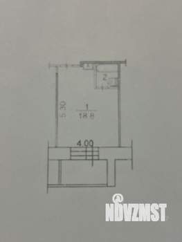 Студия квартира, вторичка, 23м2, 1/10 этаж