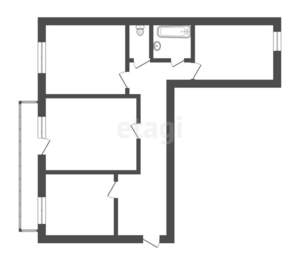 3-к квартира, вторичка, 77м2, 10/10 этаж