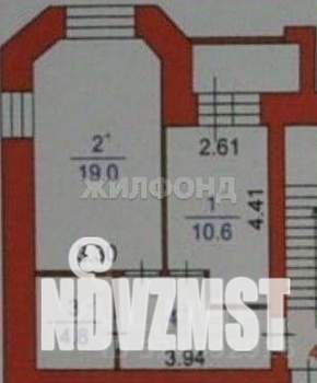 1-к квартира, вторичка, 42м2, 5/5 этаж