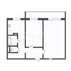 2-к квартира, вторичка, 54м2, 2/10 этаж