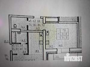 Студия квартира, сданный дом, 35м2, 2/8 этаж