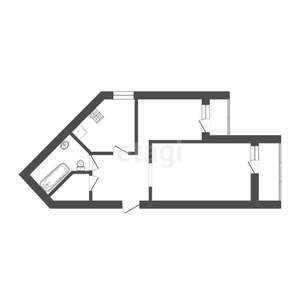 2-к квартира, вторичка, 59м2, 5/9 этаж