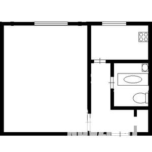 1-к квартира, вторичка, 30м2, 2/5 этаж
