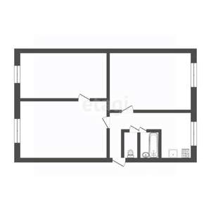 3-к квартира, вторичка, 62м2, 2/5 этаж