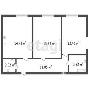 2-к квартира, вторичка, 95м2, 10/10 этаж