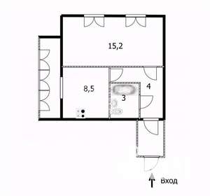 1-к квартира, вторичка, 34м2, 11/12 этаж