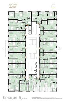 2-к квартира, вторичка, 50м2, 7/16 этаж
