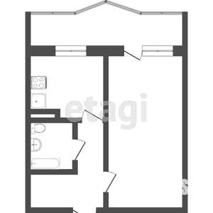 1-к квартира, вторичка, 35м2, 1/17 этаж