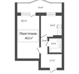 1-к квартира, вторичка, 39м2, 1/10 этаж
