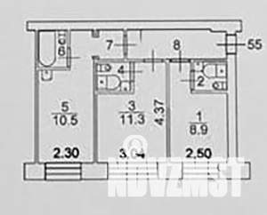 Студия квартира, вторичка, 16м2, 1/5 этаж
