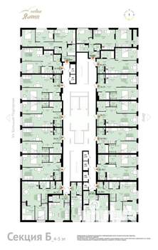 2-к квартира, вторичка, 51м2, 5/16 этаж