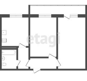 2-к квартира, вторичка, 54м2, 8/10 этаж