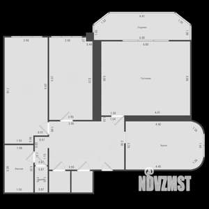 3-к квартира, вторичка, 114м2, 2/6 этаж