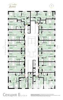 2-к квартира, вторичка, 51м2, 12/16 этаж