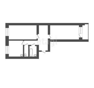 2-к квартира, вторичка, 71м2, 10/17 этаж