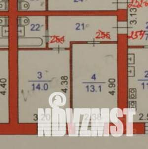 2-к квартира, вторичка, 38м2, 9/9 этаж