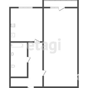 1-к квартира, вторичка, 30м2, 5/5 этаж