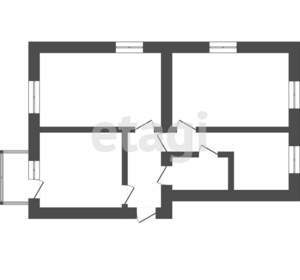 3-к квартира, вторичка, 70м2, 2/2 этаж