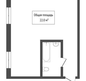1-к квартира, вторичка, 26м2, 2/5 этаж
