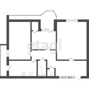 3-к квартира, вторичка, 100м2, 1/7 этаж