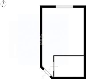 Студия квартира, вторичка, 17м2, 1/9 этаж