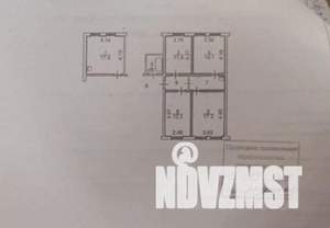 4-к квартира, вторичка, 86м2, 1/2 этаж