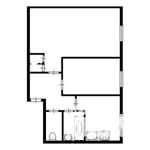 2-к квартира, вторичка, 40м2, 5/5 этаж