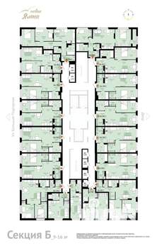 2-к квартира, вторичка, 50м2, 14/16 этаж