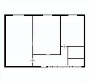 2-к квартира, вторичка, 43м2, 3/5 этаж