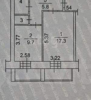 1-к квартира, вторичка, 37м2, 5/10 этаж