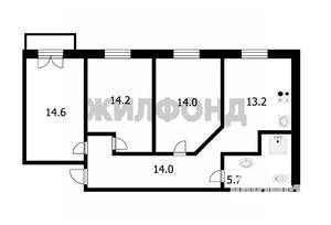 3-к квартира, вторичка, 76м2, 5/5 этаж
