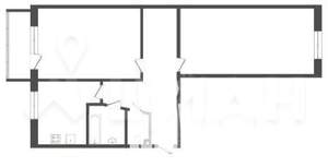 2-к квартира, вторичка, 49м2, 5/5 этаж