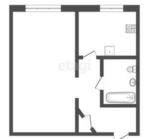 1-к квартира, вторичка, 36м2, 1/9 этаж