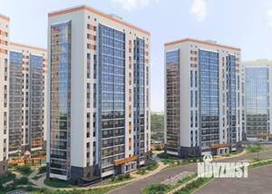 2-к квартира, строящийся дом, 45м2, 8/16 этаж