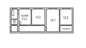 3-к квартира, вторичка, 77м2, 3/3 этаж